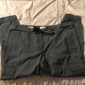 Loft cargo jogger dress pants